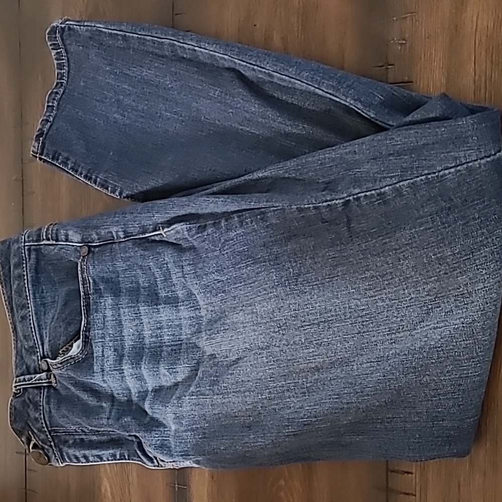 1822 Mid Rise Skinny Leg Dark Blue Denim Jeans